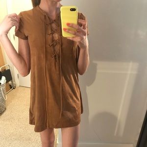 Audrey 3+1 tie front Dress
